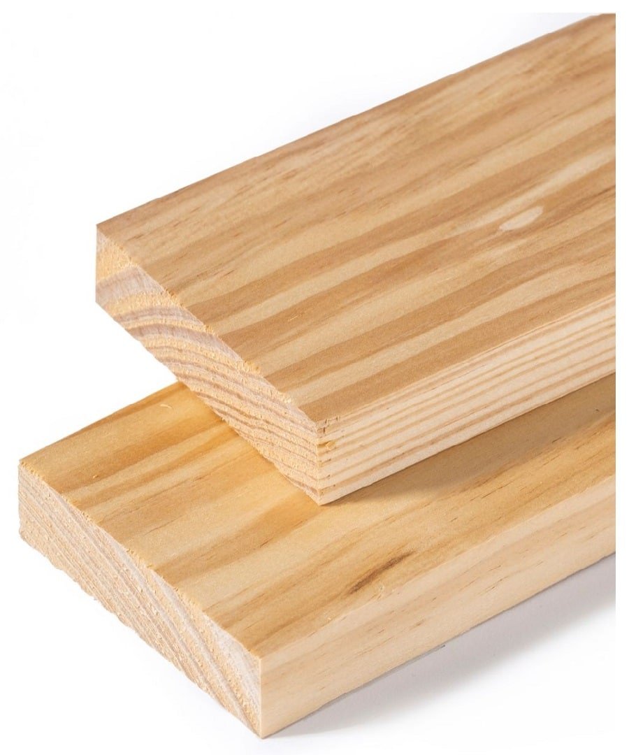 Pine wood planks at Samta Plywood Centre, Lati Bazar, Ahmedabad