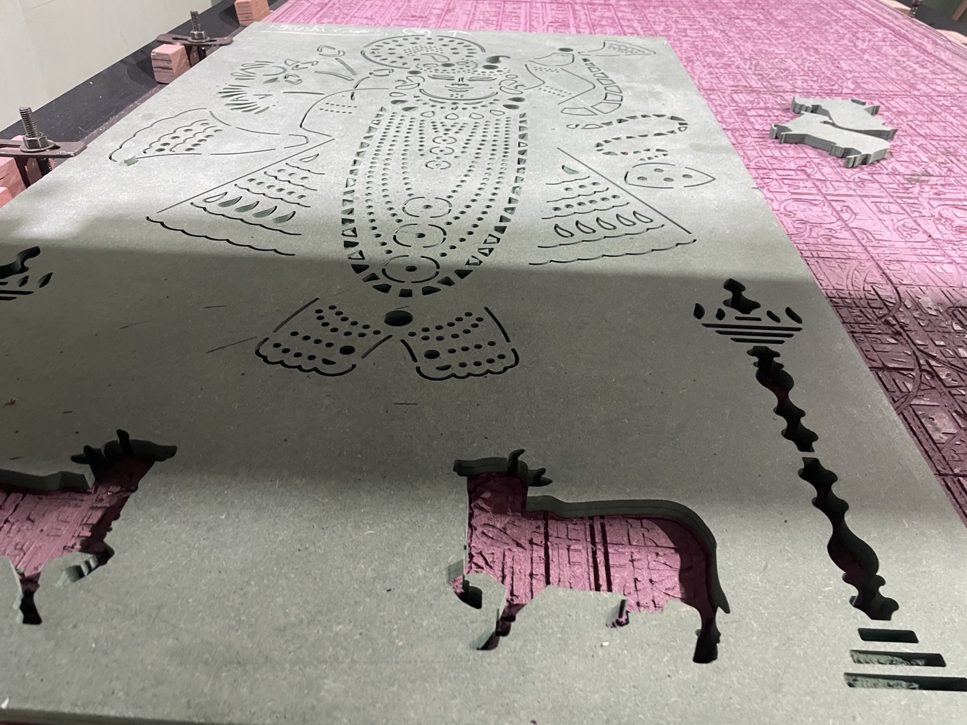 CNC work at Samta Plywood Centre Ahmedabad