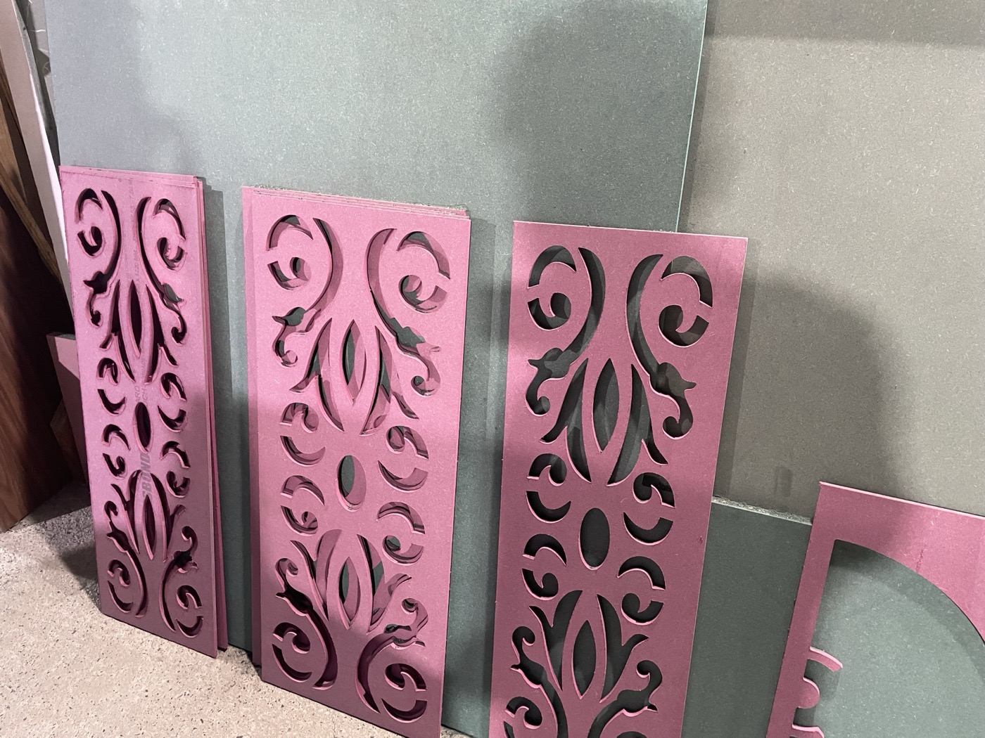 CNC work sample at Samta Plywood Centre Ahmedabad