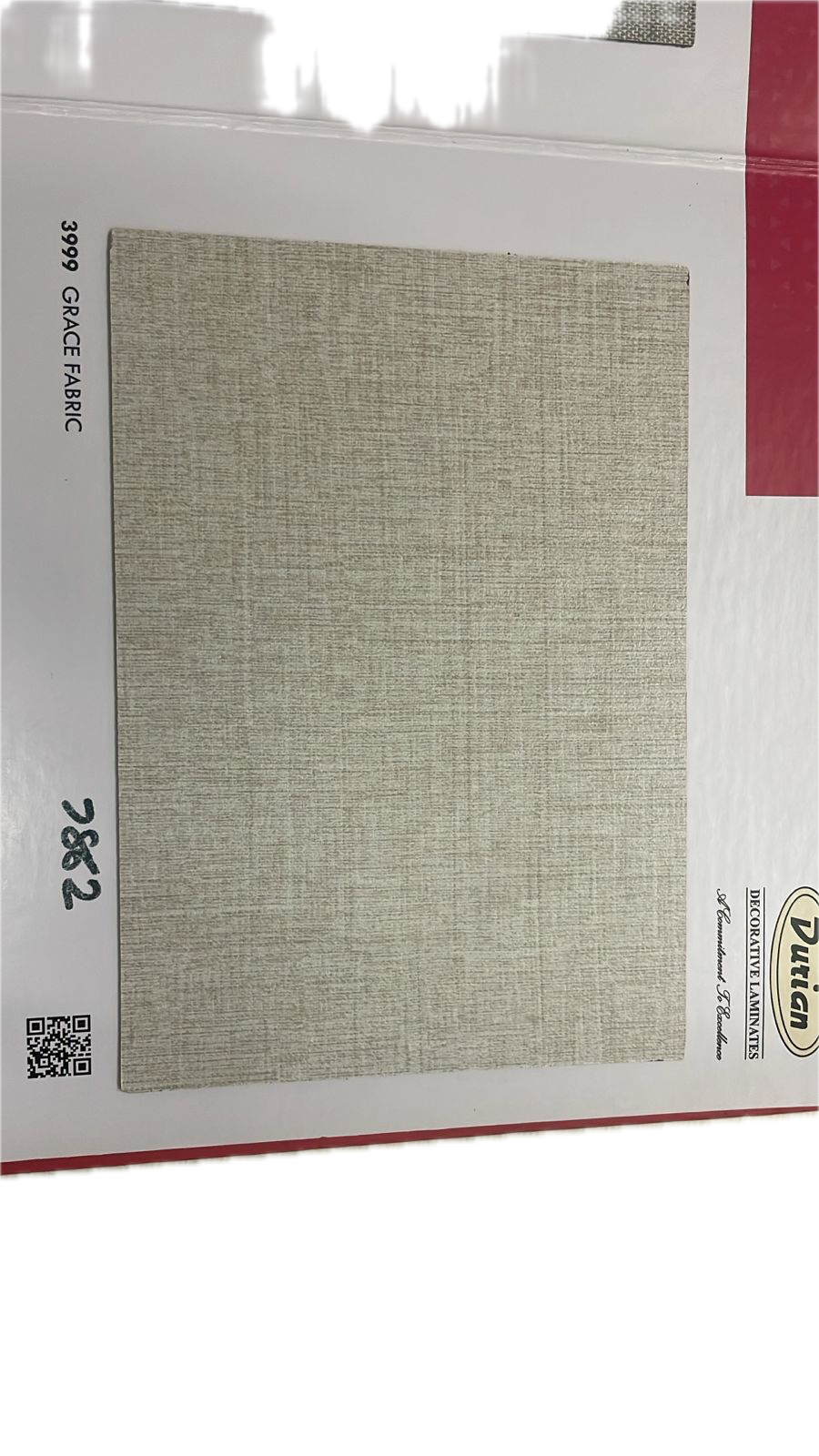 Durian Grace Fabric inner laminate swatch – design 3999 – Samta Plywood Centre Ahmedabad