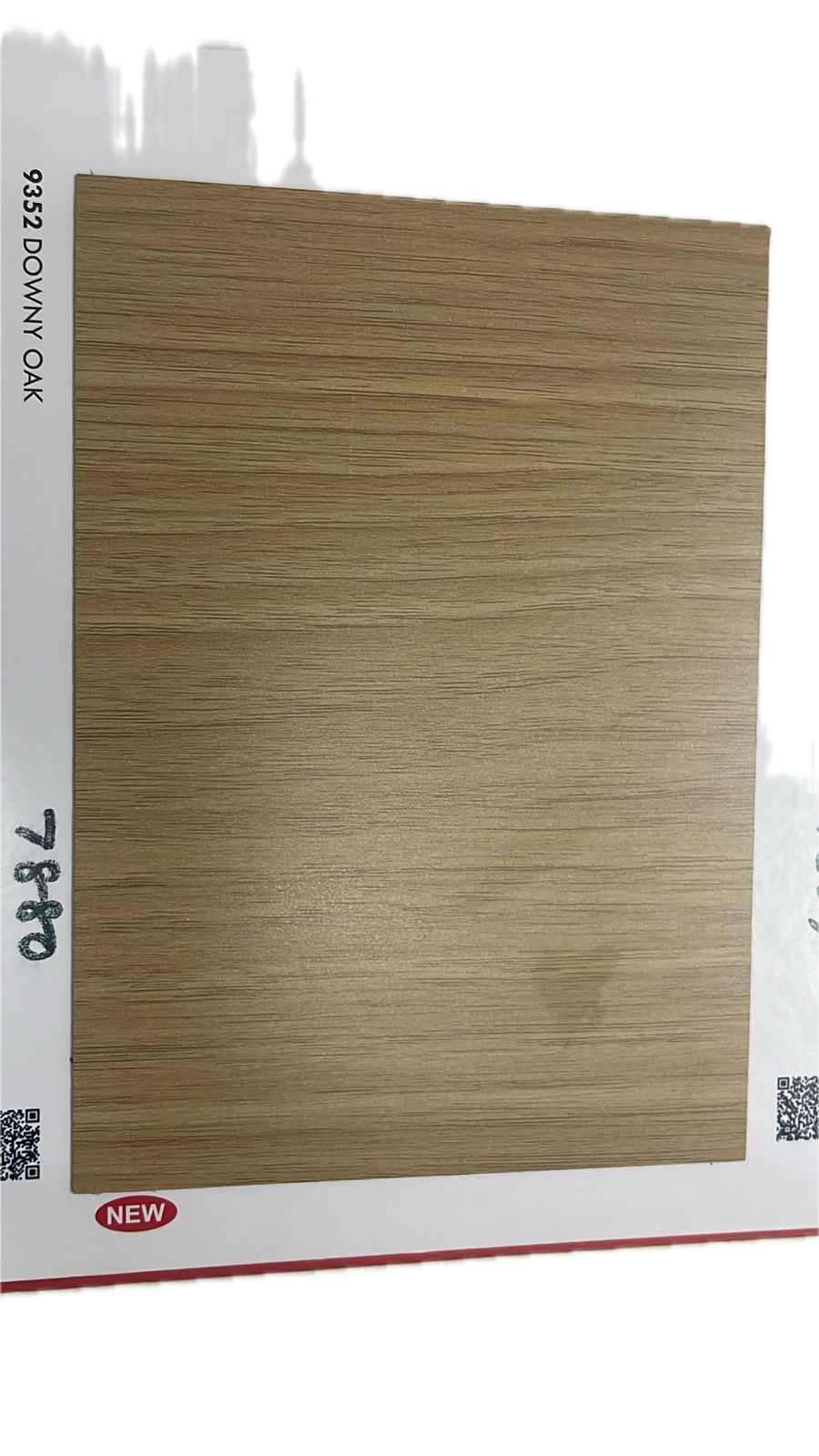 Durian Downy Oak inner laminate swatch – design 9352 – available at Samta Plywood Centre Ahmedabad